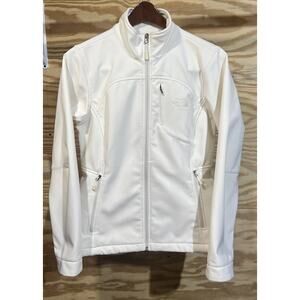 The North Face Womens Apex Bionic Softshell Jacket Ivory Medium T183 C771